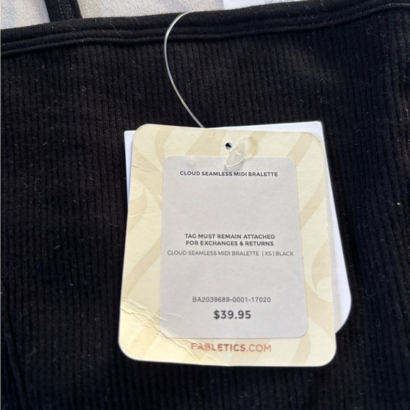 Fabletics Black Seamless Bralette - Picture 2 of 3